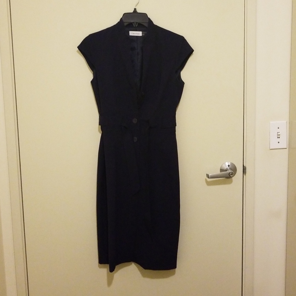 Navy Calvin Klein dress
